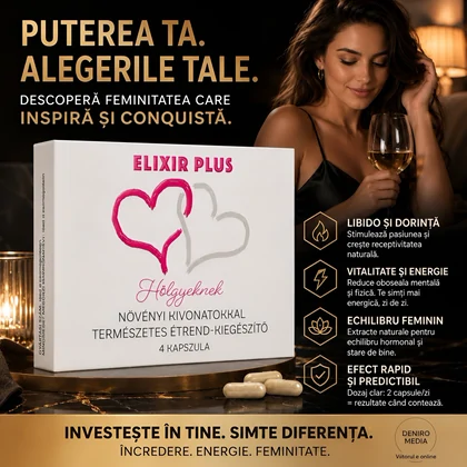 Elixir Plus Femei 4 Capsule Boost Natural Pentru Libidou