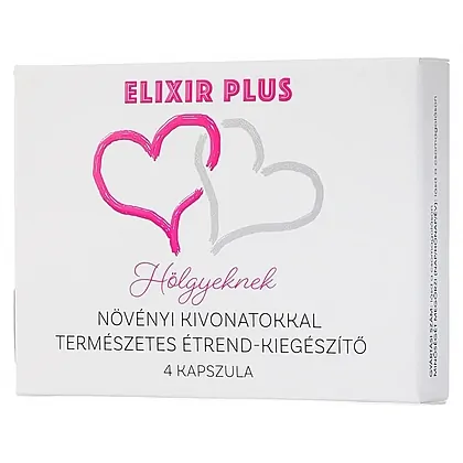Elixir Plus Femei 4 Capsule Boost Natural Pentru Libidou
