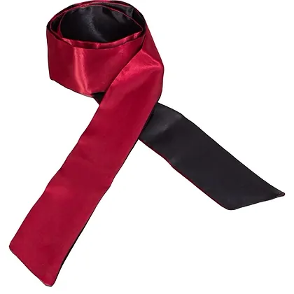 Eșarfă Bondage Satin Reversibilă 150x6 cm Roșu
