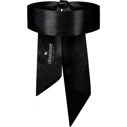 Eșarfă Erotică Obsessive pentru Legat la Ochi Negru