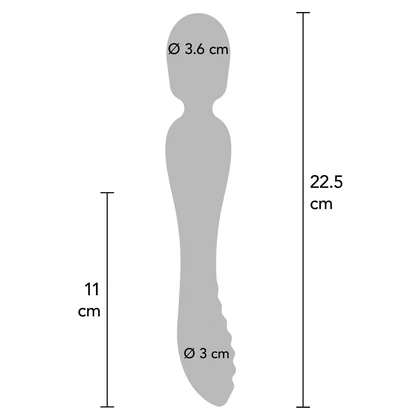 Evermore 2 în 1 Massager ToyJoy 17 Moduri Roz 22.5 cm