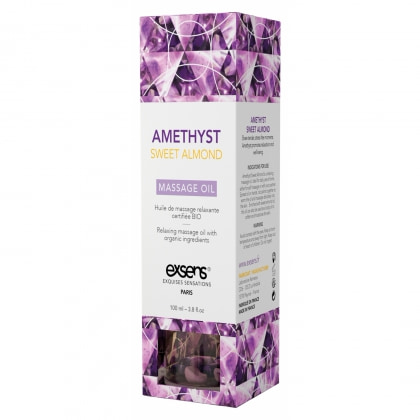 Exsens Amethyst – Ulei De Masaj Organic Migdale Dulci 100 ml