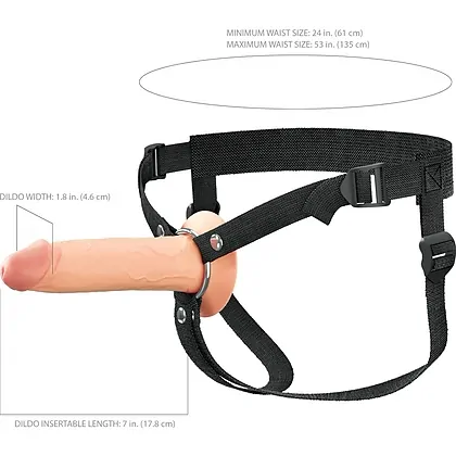 Extensor Strap-on Fantasy X-tensions Elite 19 cm Naturală