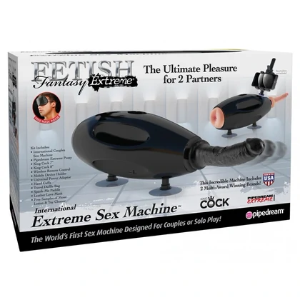 Mașină de Sex Extreme cu Telecomandă pentru Cupluri Negru