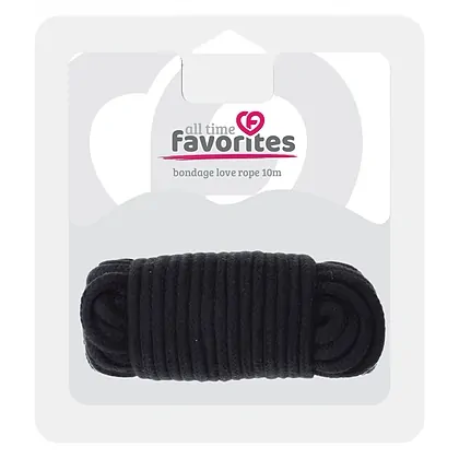 Fascinantă Funie A Dragostei 10m Negru