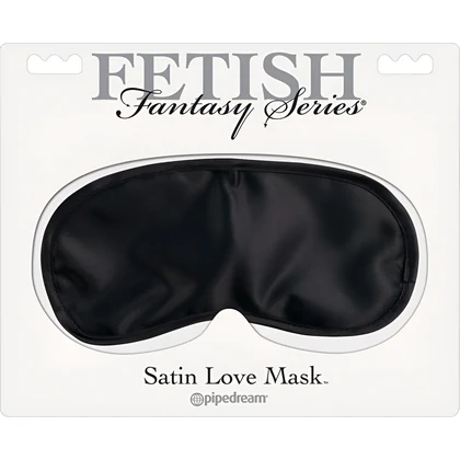 Fetish Satin Love Mask Negru