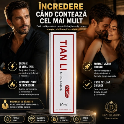 Supliment Fiolă Tianli Oral Liquid pentru Erecție 10ml