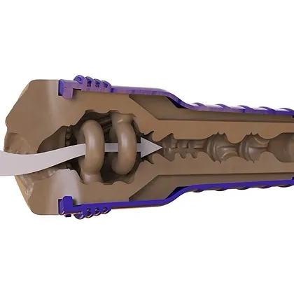 Fleshlight Boost Dark – Turbo Tech, Interior Texturat