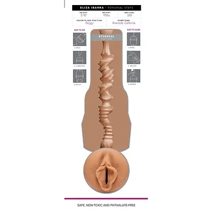 Fleshlight Ethereal Eliza Ibarra Manșon Texturat