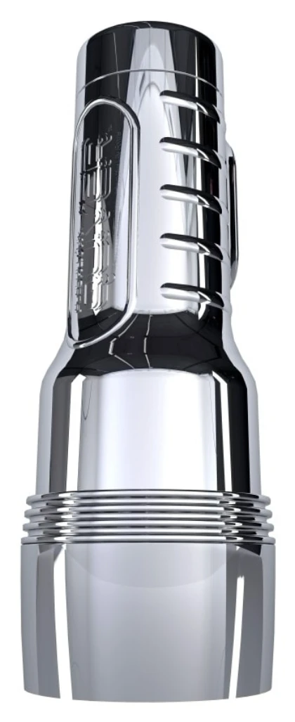 Fleshlight Quiver — Masturbator Vibrant, Reîncărcabil Argintiu