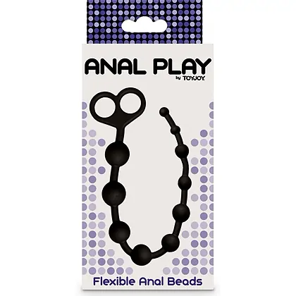 Flexible Anal Beads Negru
