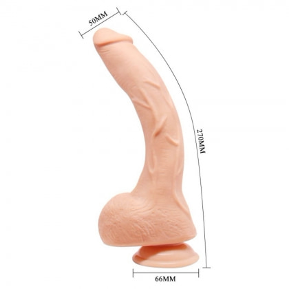Dildo Frumosul Jack cu Ventuză pentru Punctul G