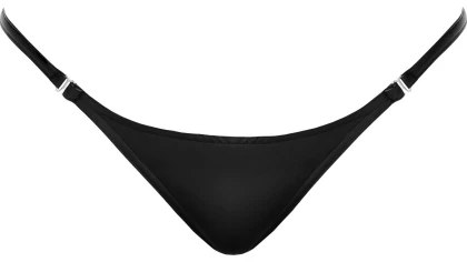 G-String Noir Handmade Tease Negru L-XL