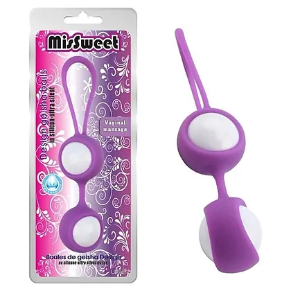 Geisha Purple — Bile Vaginale 17 cm, Rezistente La Apă