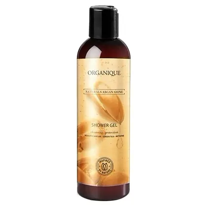 Gel de duș hrănitor piele uscată și sensibilă Naturals Argan Shine Organique 250 ml