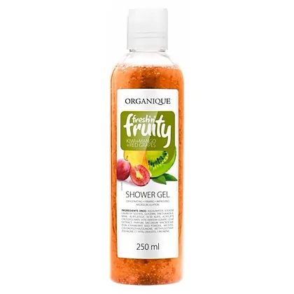 Gel duș kiwi, struguri și mango, Organique, 250 ml
