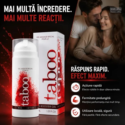 Gel Erecție Taboo Male Booster 30ml