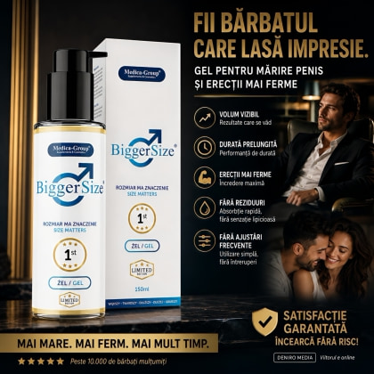 Gel Mărirea Penisului Medica Group BiggerSize 150 ml