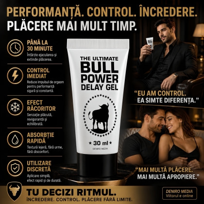Gel Bull Power Delay pentru Întârzierea Ejaculării 30 ml