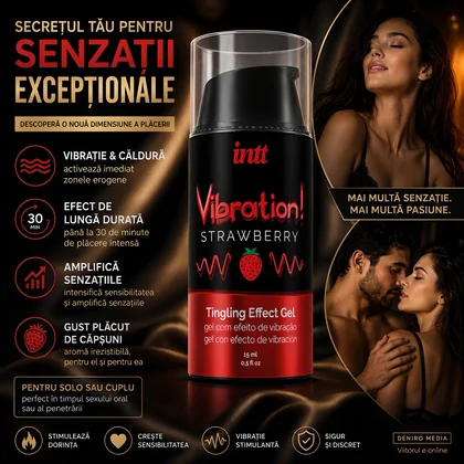 Gel Stimulare INTT Vibration Efect de Furnicături 15ml