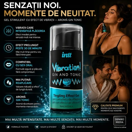 Gel Stimulare Vibration 15 ml Gin Tonic