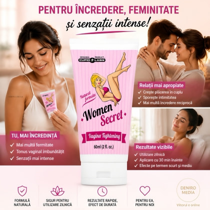 Gel Strâmtare Vaginală Cupid Labs Women Secret 60ml