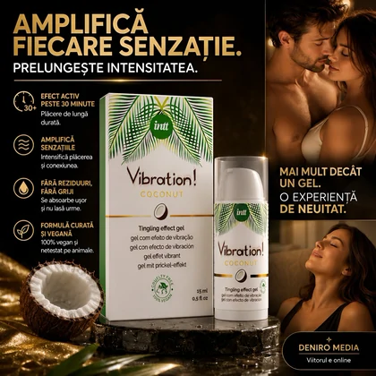 Gel Vegan Vibration Coconut Intt 15 ml Efect Pulsatoriu