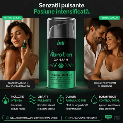 Gel Vibration Ganjah Airless Bottle 15ml