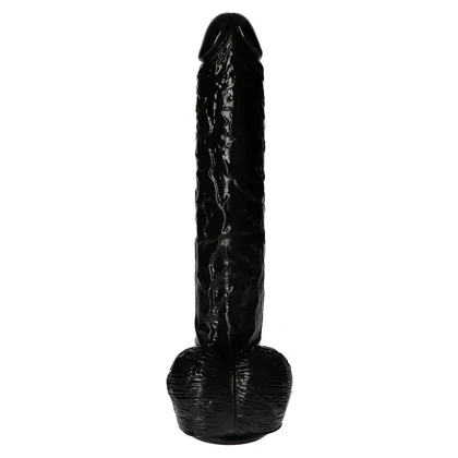 Golia XXL 40 cm Dildo Realist cu Ventuză — Toyz4lovers Negru