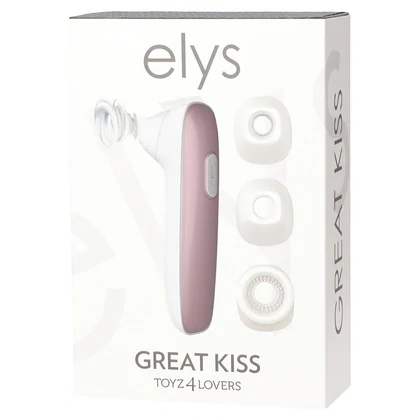 Great Kiss Stimulator Clitoral Reîncărcabil 10 Trepte Alb
