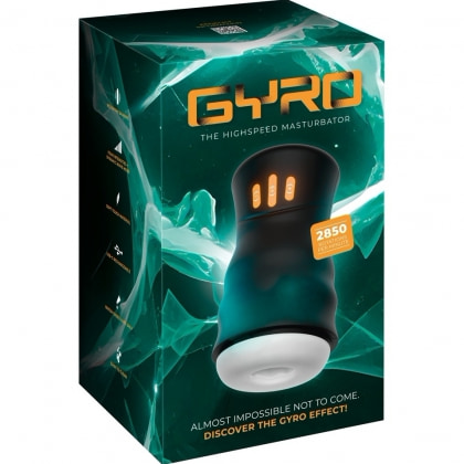 GYRO Masturbator You2Toys, 4 Moduri Reîncărcabil Negru