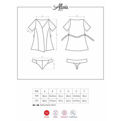 Halat Obsessive Alluria Negru L-XL