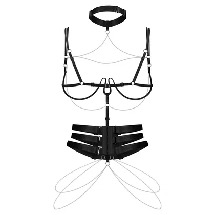Harness Obsessive Premisis Negru S-L