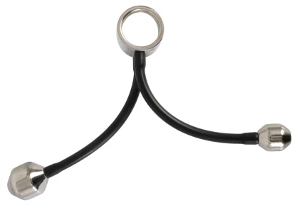 Heavy Gear – Inel Penian Metalic cu 2 Pluguri 31 cm Argintiu