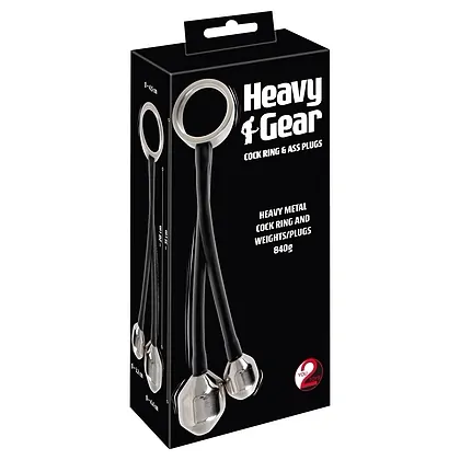 Heavy Gear – Inel Penian Metalic cu 2 Pluguri 31 cm