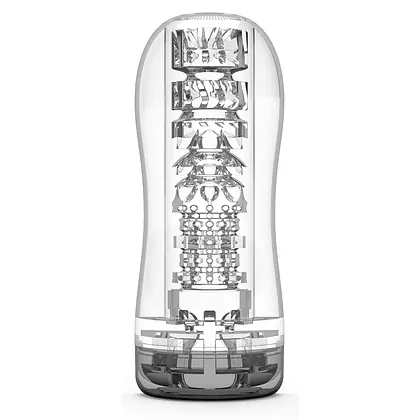 Hero Clear Blast – Stroker cu Vid, Transparent, 18 cm