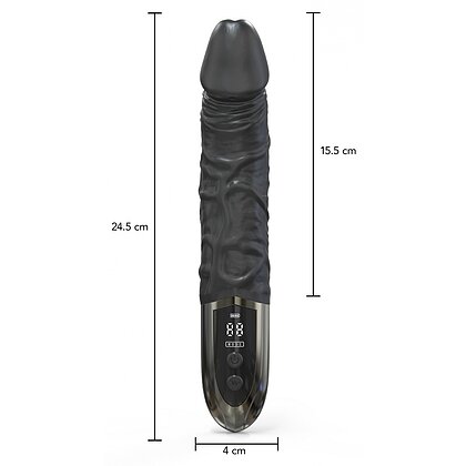 Hidden Desire Anal Power Vibrator Negru Reîncărcabil