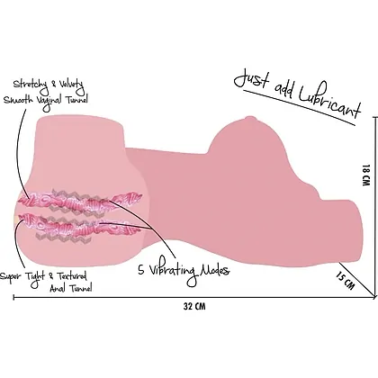 Hidden Desire BANGERS Masturbator Realist, cu Vibrații