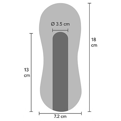 Hidden Desire Fusion Masturbator Compact cu Vibrator
