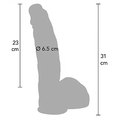 Hidden Desire Realist 29 cm, silicon dual-densitate