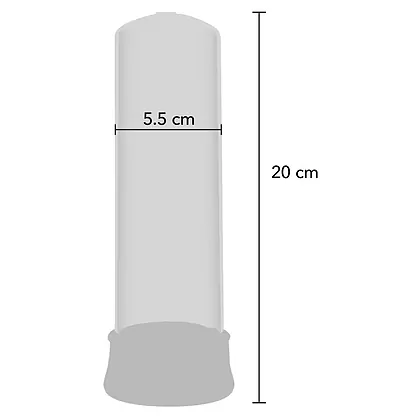 Hidden Desire Rising Star — Pompă Manuală Discretă 18 cm Negru