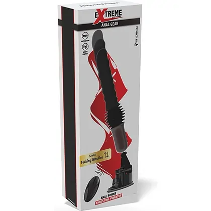 Hidden Desire Vibrator Anal cu Împingere Negru