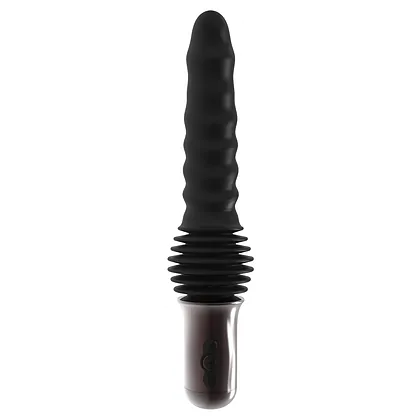 Hidden Desire Vibrator Anal cu Împingere Negru