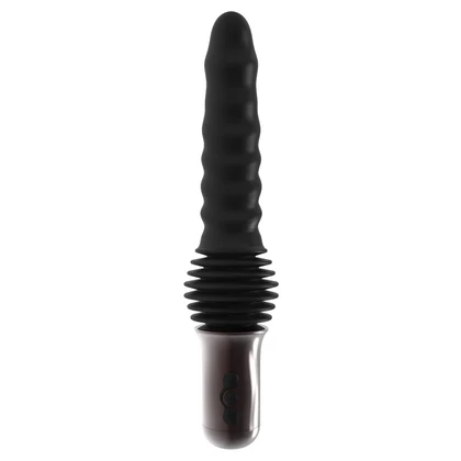 Hidden Desire Vibrator Anal cu Împingere Negru