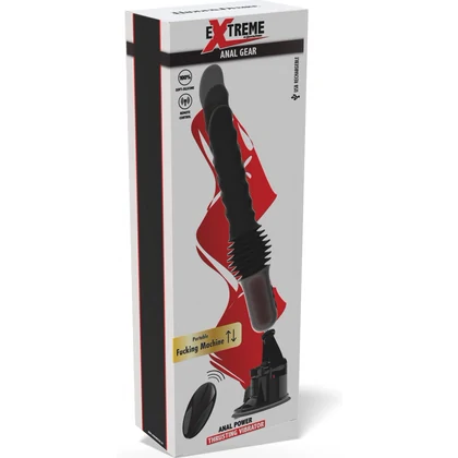 Hidden Desire Vibrator Anal cu Împingere Negru