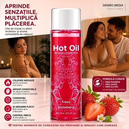 Hot Oil Strawberry Massage 100ml
