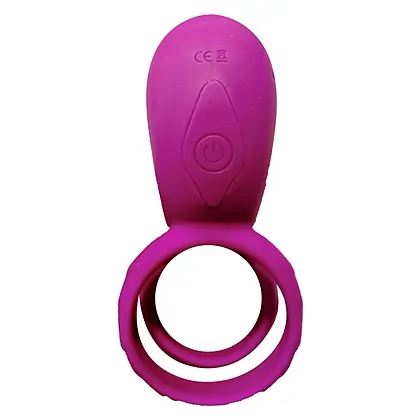 Inel Dublă Stimulare Couples Stimulator Ring Fuchsia