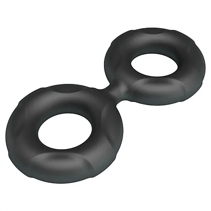 Inel Dublu Crazy Bull Radwan Model 19 Negru