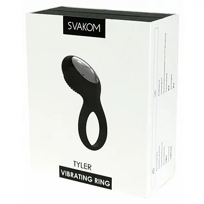 Inel Erecție cu Vibrații Svakom Tyler Negru