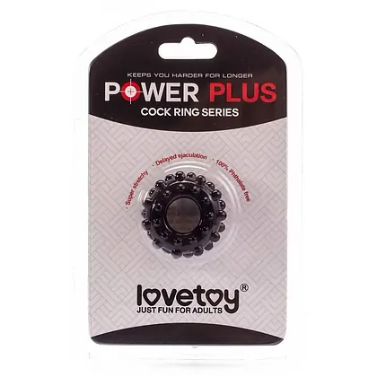 Inel Erecție Power Plus 3 Negru